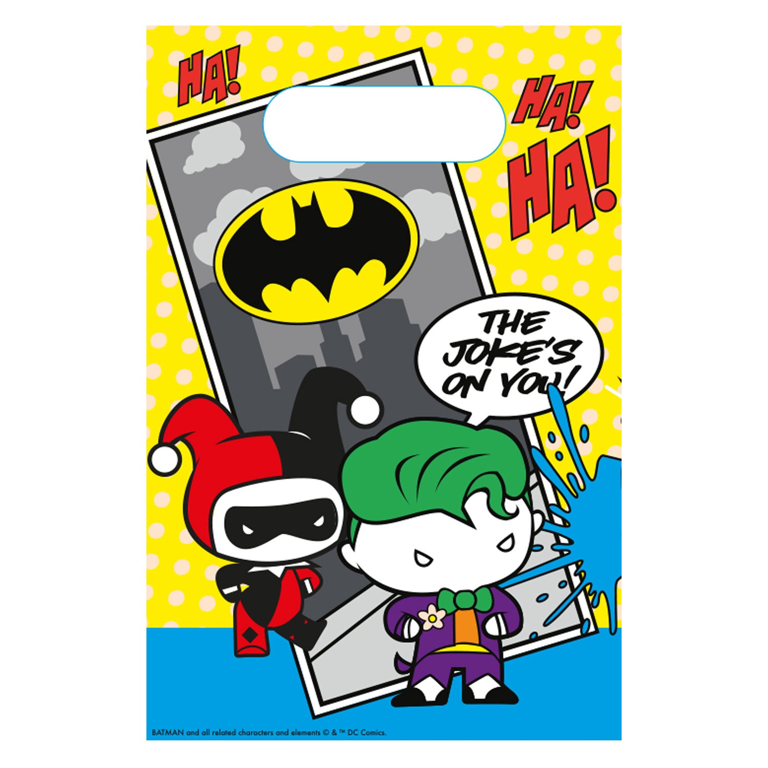 Batman vs Joker Paper Party Bags (Pack of 8) - Anilas UK