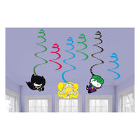 Batman vs Joker Swirl Decorations