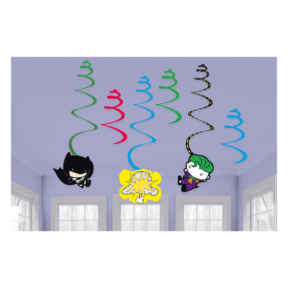 Batman vs Joker Swirl Decorations