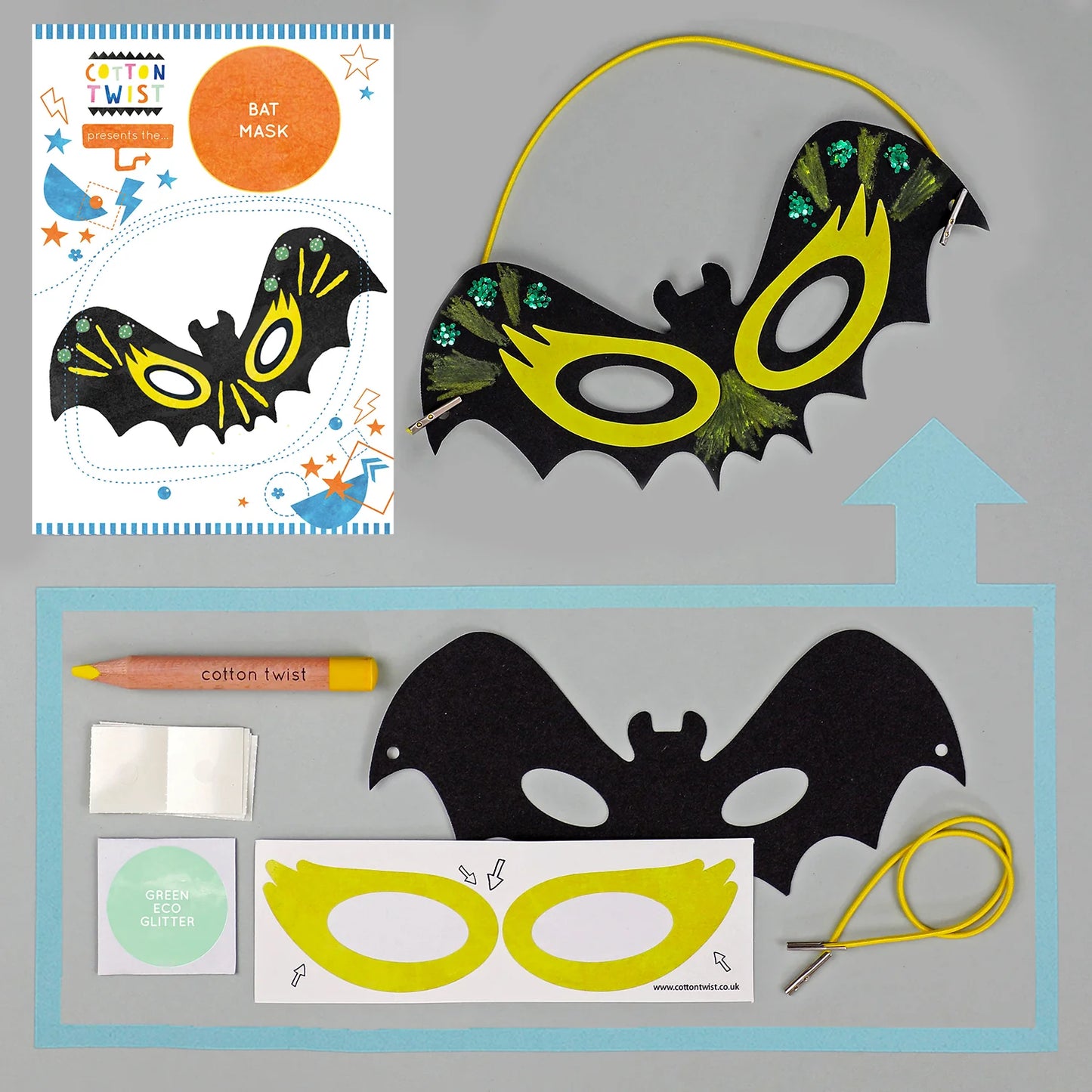 Make Your Own Halloween Bat Mask - Anilas UK