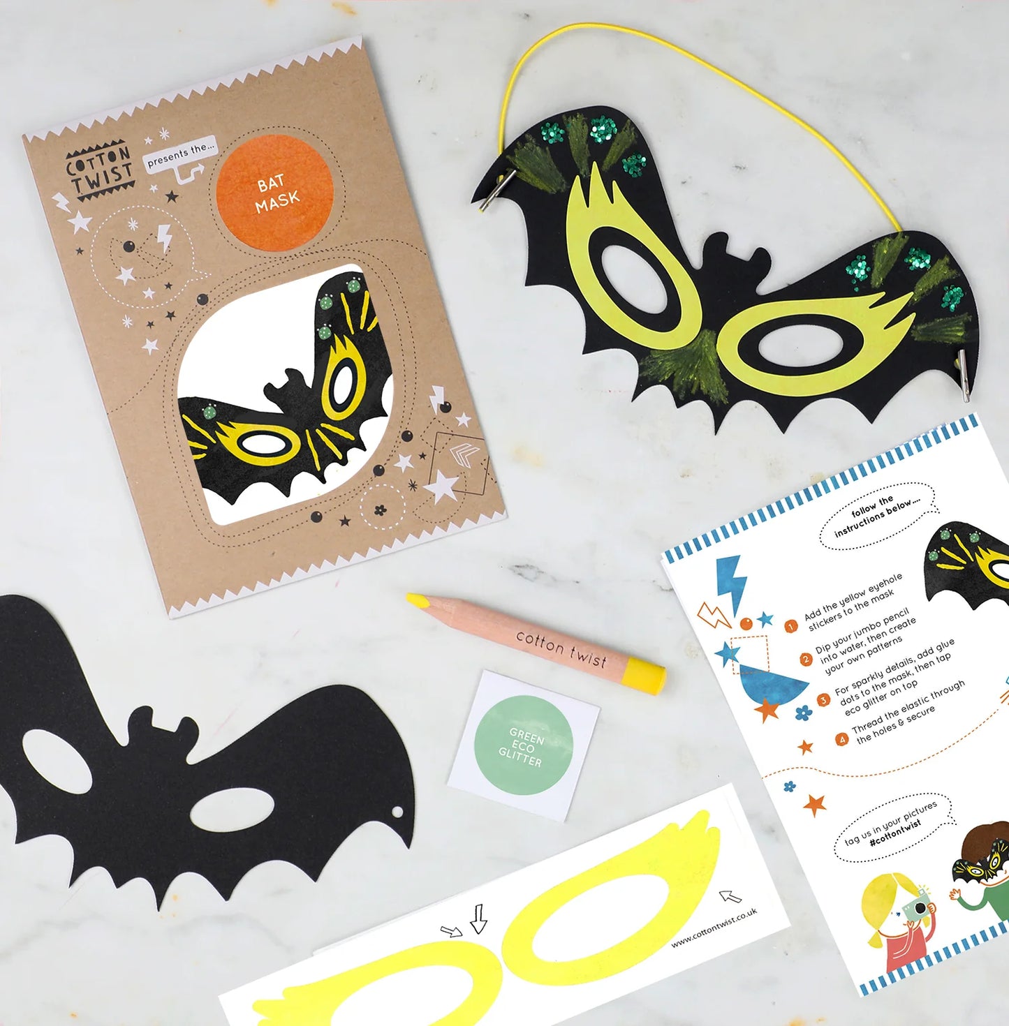 Make Your Own Halloween Bat Mask - Anilas UK
