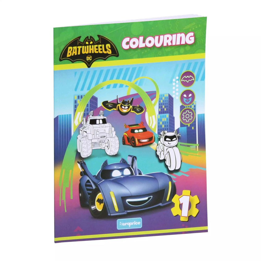 Batwheels Colouring Book 1 for Kids with Superhero Vehicles