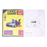 Batwheels Colouring Book 3 Pages Featuring DC Comics Batwheels