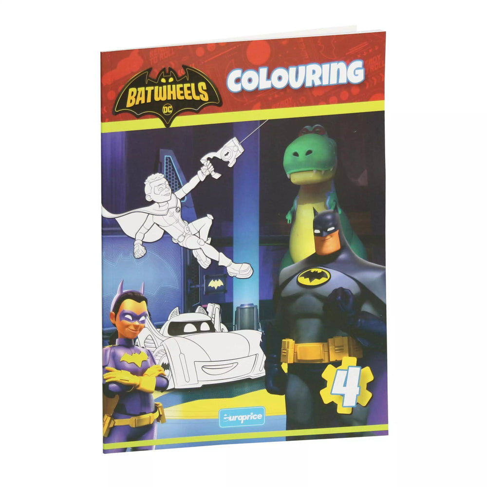 Batwheels Colouring Book 1 for Kids with Superhero Vehicles