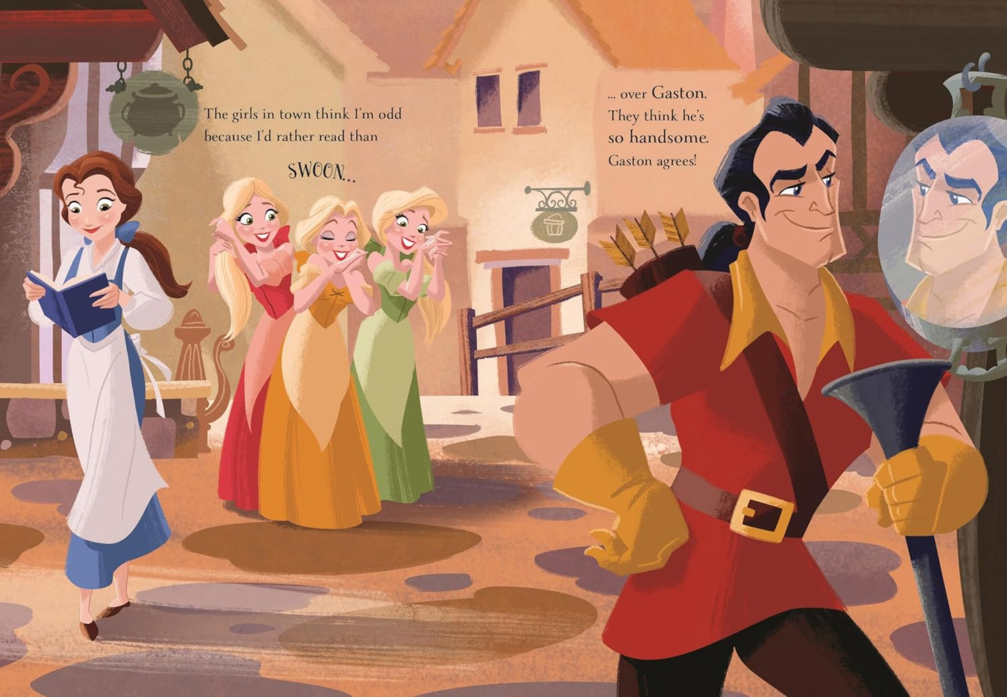 Bedtime scene from Beauty and the Beast Golden Tales