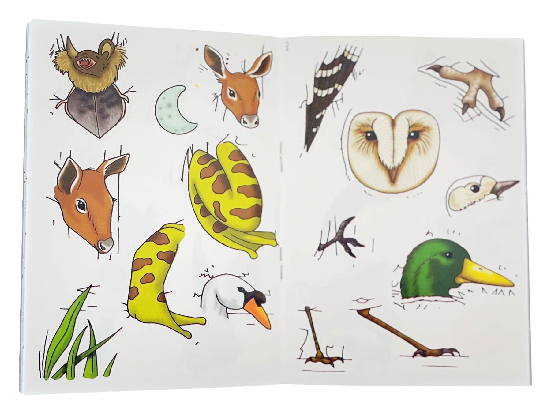 Mini Wildlife Sticker Activity Book - Anilas UK