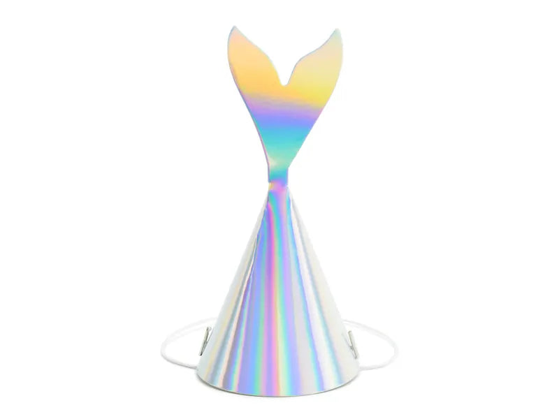 Mermaid, Iridescent Party Hats (Pack of 6) - Anilas UK