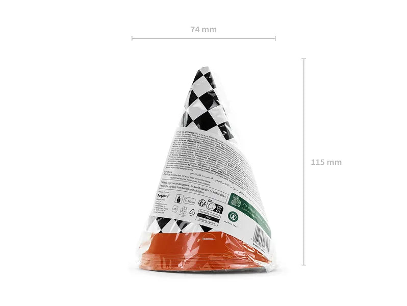 Racing Cars Party Hats (Pack of 6) - Anilas UK