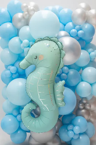 Mermaid - Seahorse Foil Balloon 47 x 98 cm - Anilas UK