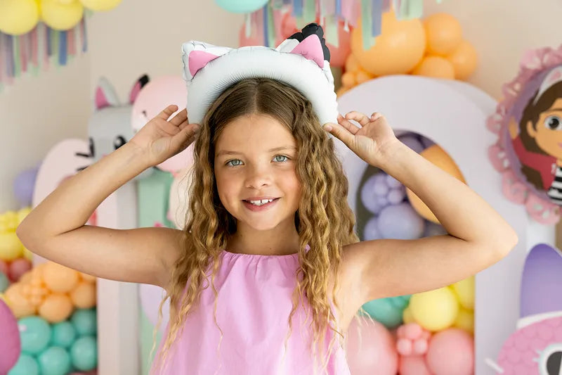 Gabby Cat Ears Foil Balloon, 21.5x21 cm - Anilas UK