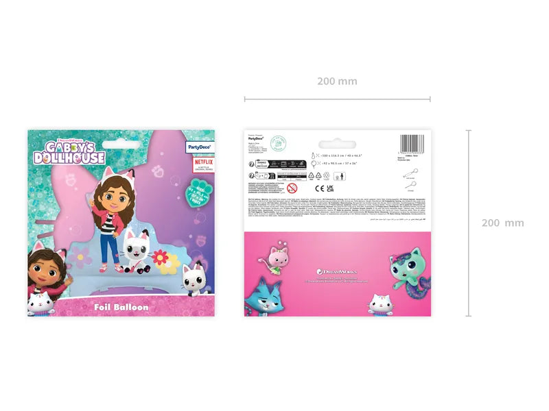 Gabby's Dollhouse Floor Standing Foil Balloon