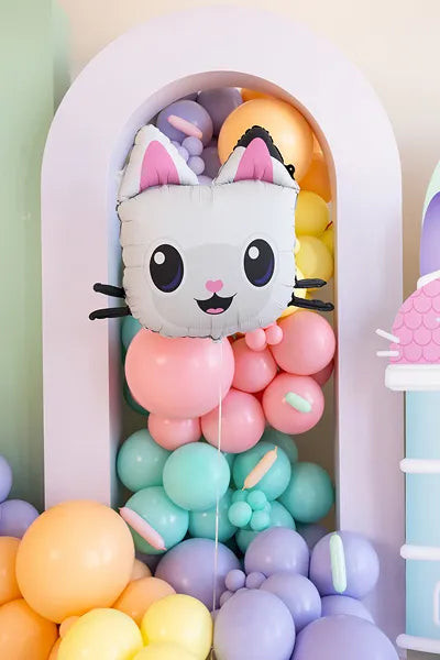 Gabby's Dollhouse Pandy Paws Foil Balloon 65 x 57 cm - Anilas UK