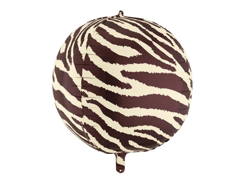 Foil balloon Zebra Stripes Ball, 75 cm - Anilas UK