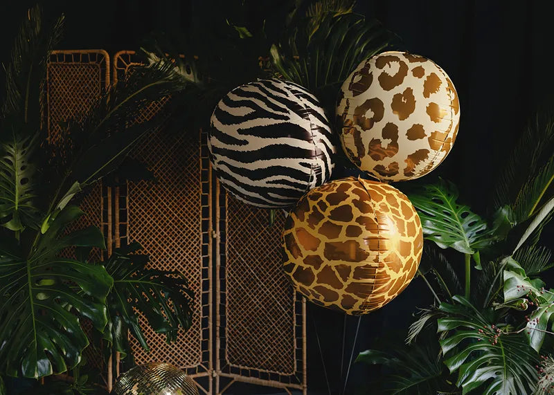 Foil balloon Cheetah Spots Ball, 75 cm - Anilas UK