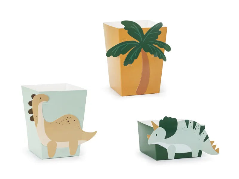 Dinosaurs snack boxes mix (Pack of 6) - Anilas UK