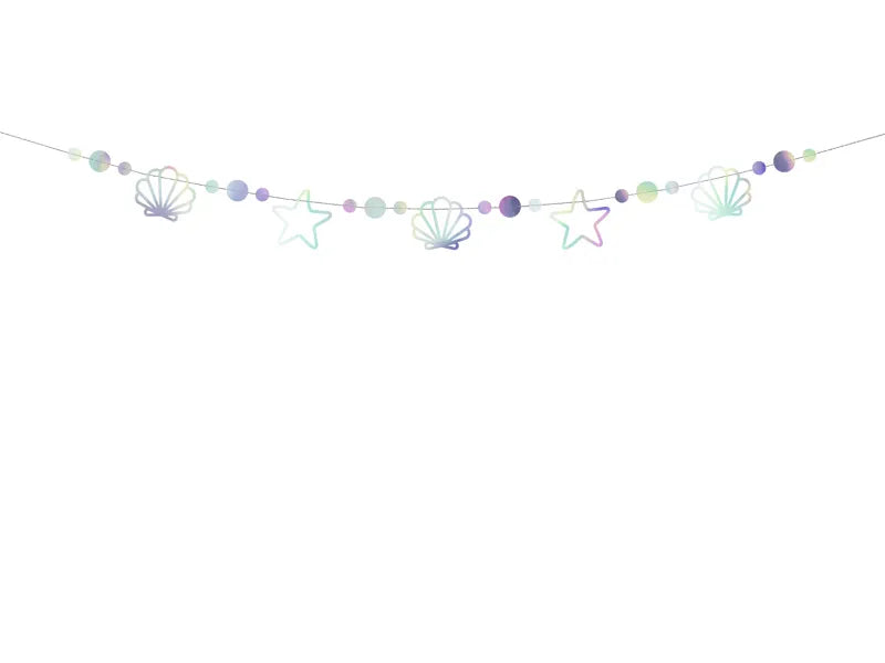 Garland Mermaid, iridescent 1.65 m - Anilas UK