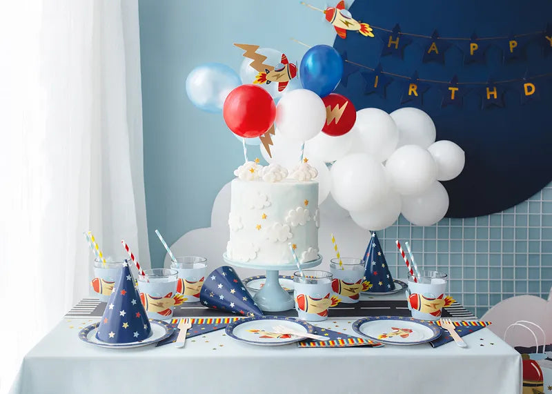 Balloon cake topper Plane, 29 cm - Anilas UK