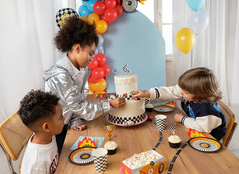 Cars Birthday Cake Toppers - 4 pieces - Anilas UK