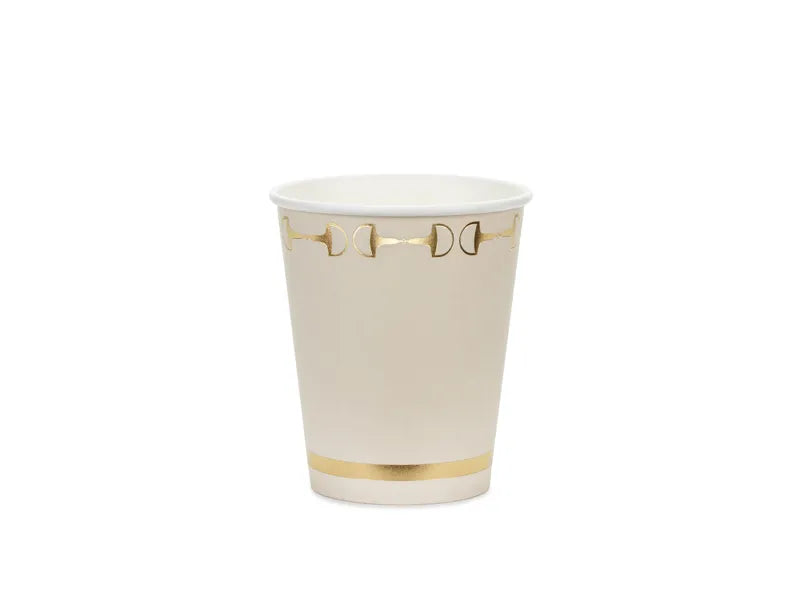 Horse Stirrups Paper Cups 220 ml (Pack of 6)