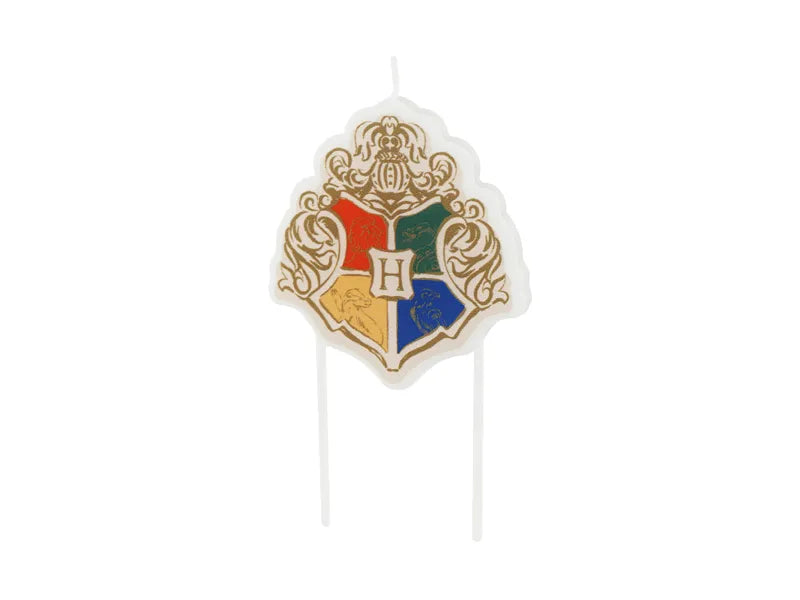 Harry Potter Hogwarts Crest Birthday Cake Candle