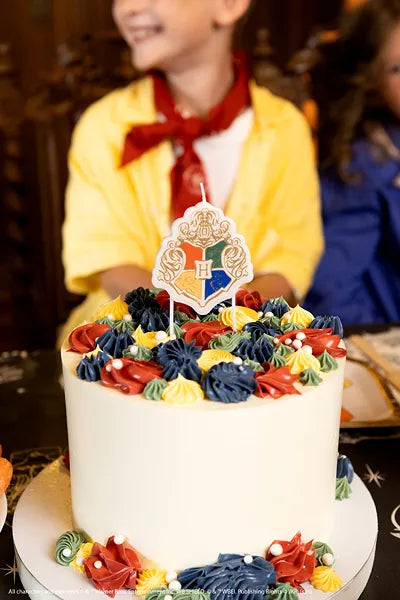 Harry Potter Hogwarts Crest Birthday Cake Candle