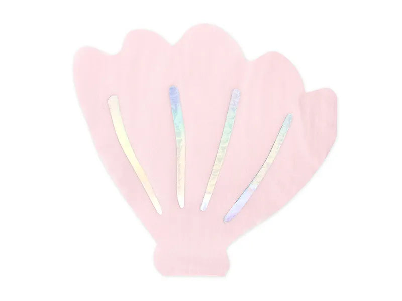 Narwhal - Seashell Paper Napkins, 13 x 12.5 cm (pack of 20) - Anilas UK