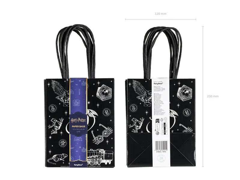 Harry Potter Party Treat or Party Bags (Pack of 6)