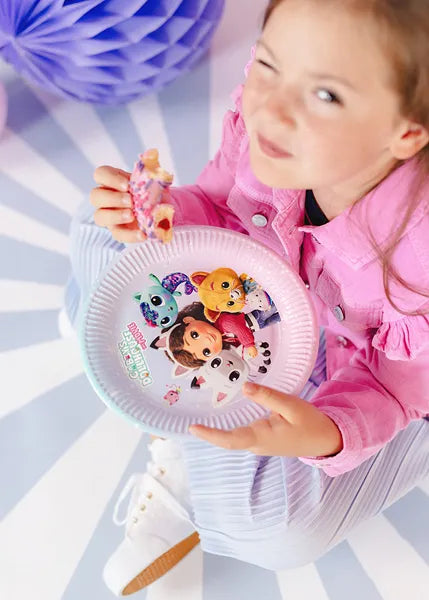 Gabby's Dollhouse the Movie Paper Plates 23 cm (Pack of 6) - Anilas UK