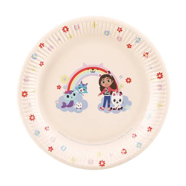 Gabby's Dollhouse Paper Plates 23 cm (Pack of 6) - Anilas UK