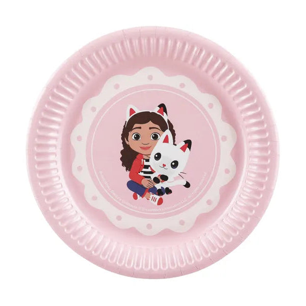 Gabby's Dollhouse Paper Plates 18 cm (Pack of 6) - Anilas UK
