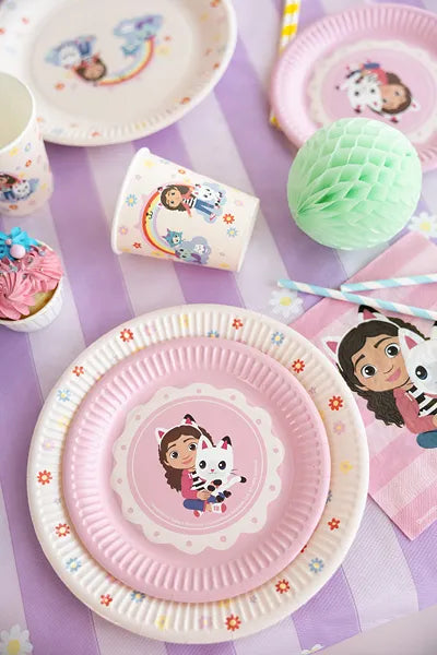 Gabby's Dollhouse Paper Plates 18 cm (Pack of 6) - Anilas UK