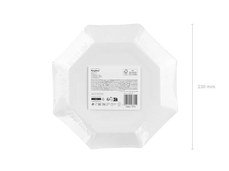 Safari Spots Paper Plates 23 cm (Pack of 6) - Anilas UK
