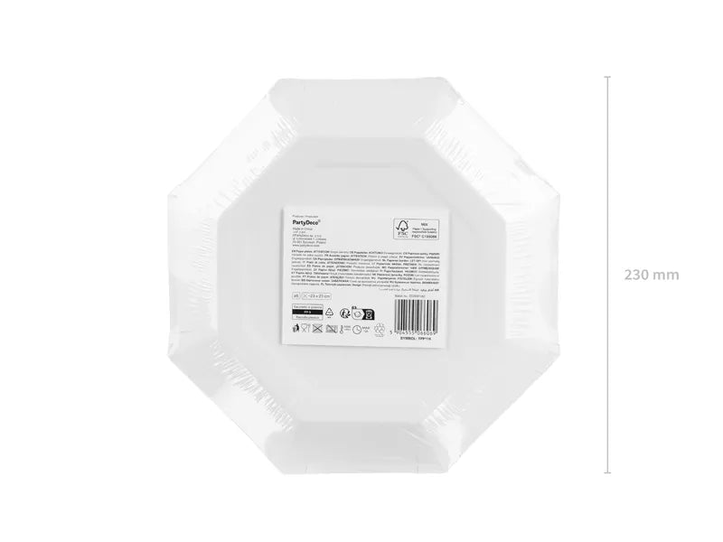 Safari Paper Plates 23 cm (Pack of 6) - Anilas UK