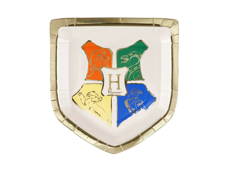 Harry Potter Hogwarts Crest Paper Plates (Pack of 6)