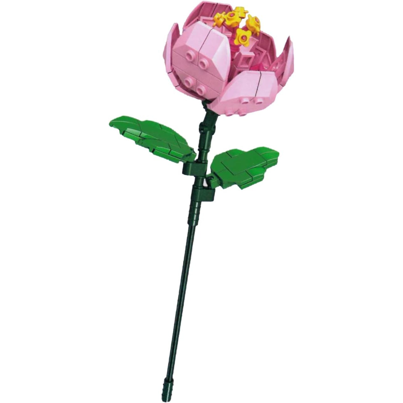 Block Tech Build In Bloom Orchid, 112 Pieces, Flower Craft
