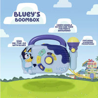 Bluey Boombox Musical Toy with kid-friendly controls