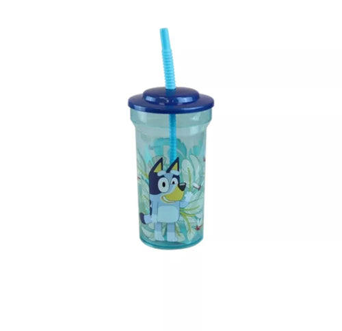 Bluey Clear Straw Tumbler 460ml for kids