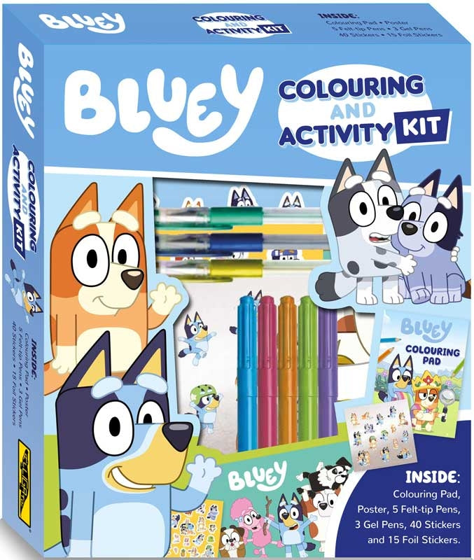 Bluey Coloring Kit
