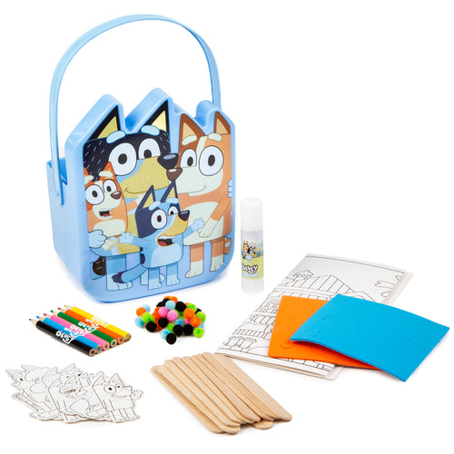 Bluey Craft Bucket contents view
