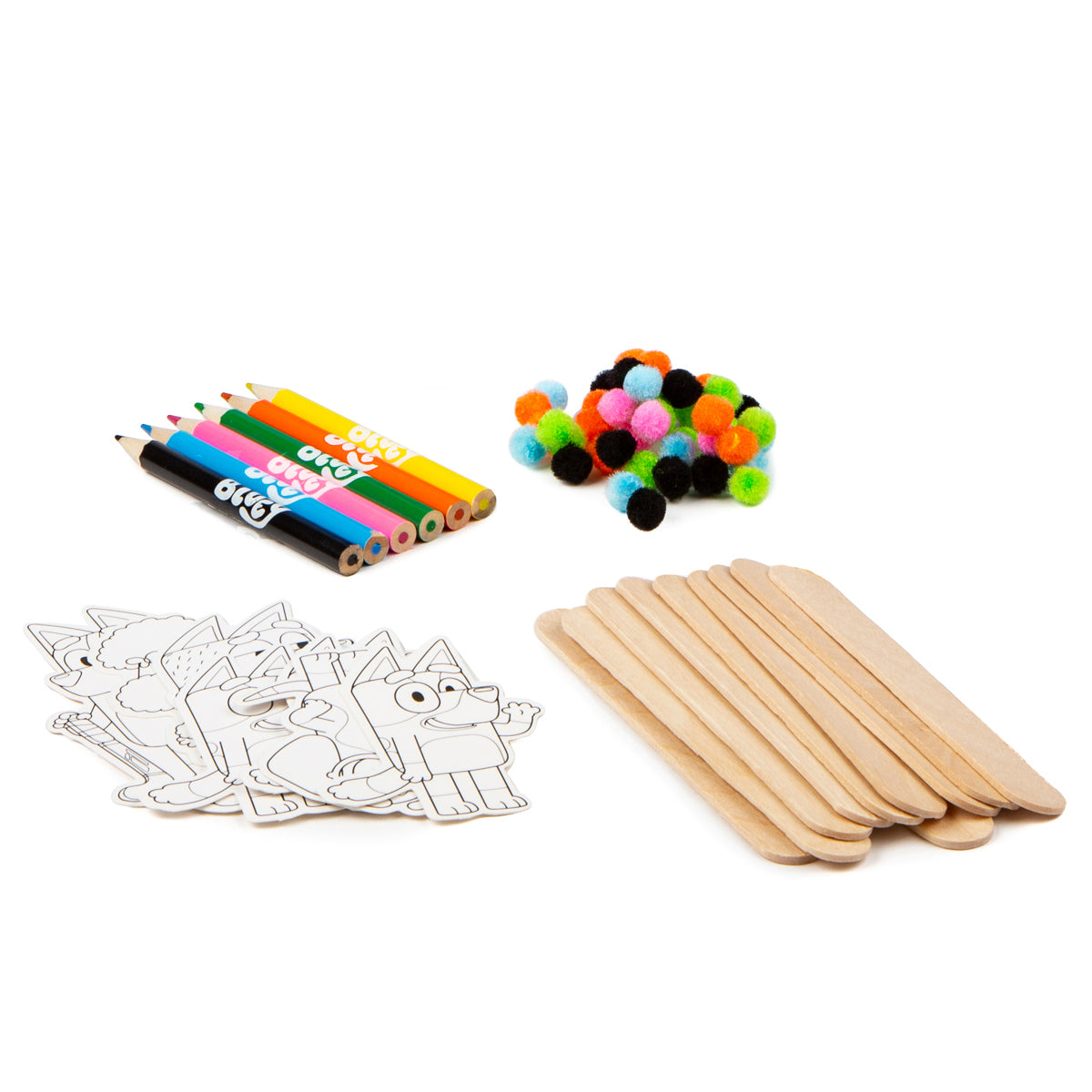 Bluey Craft Bucket with craft item