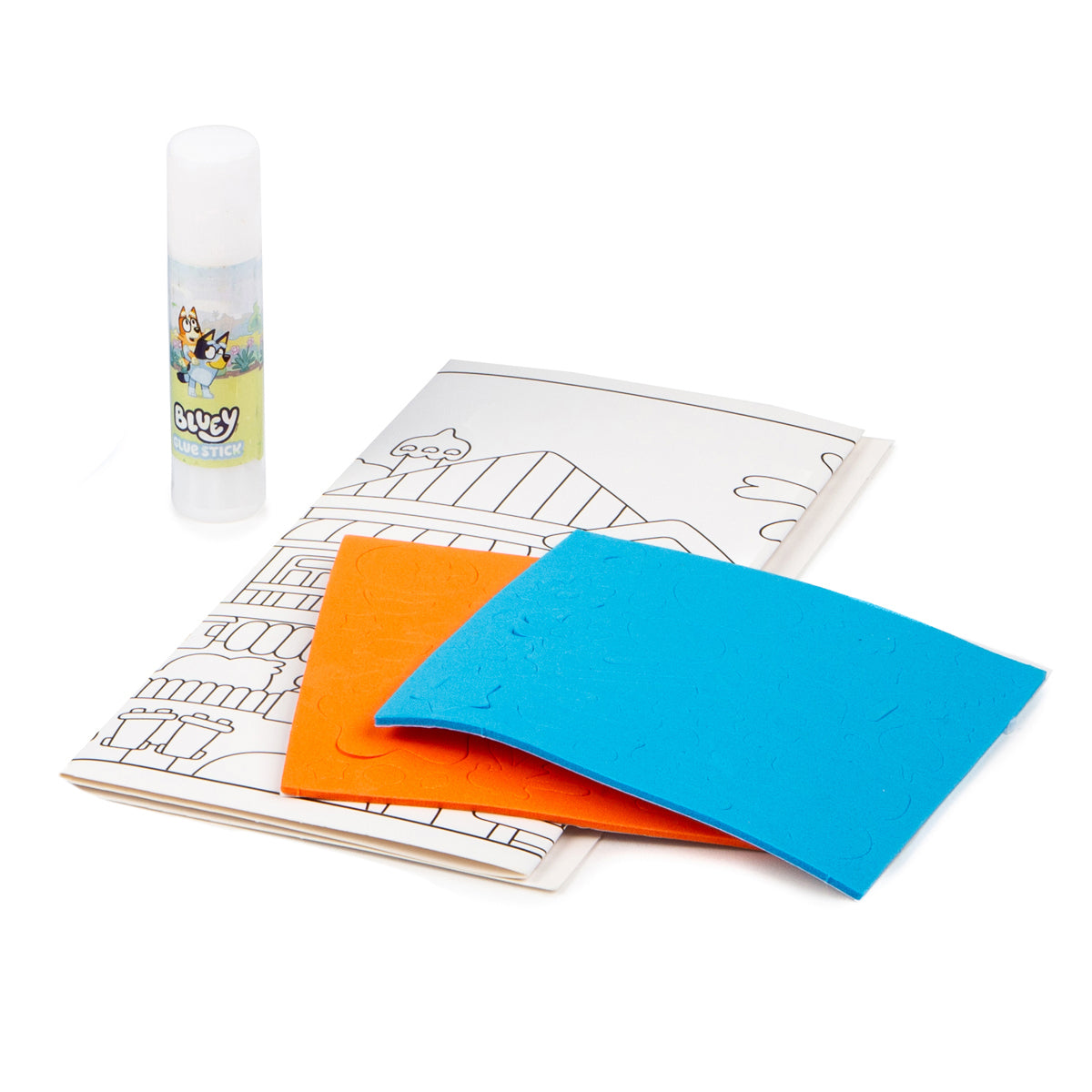 Bluey Craft Bucket with craft items