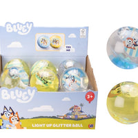 Bluey Light-Up Glitter Ball alternate colour design