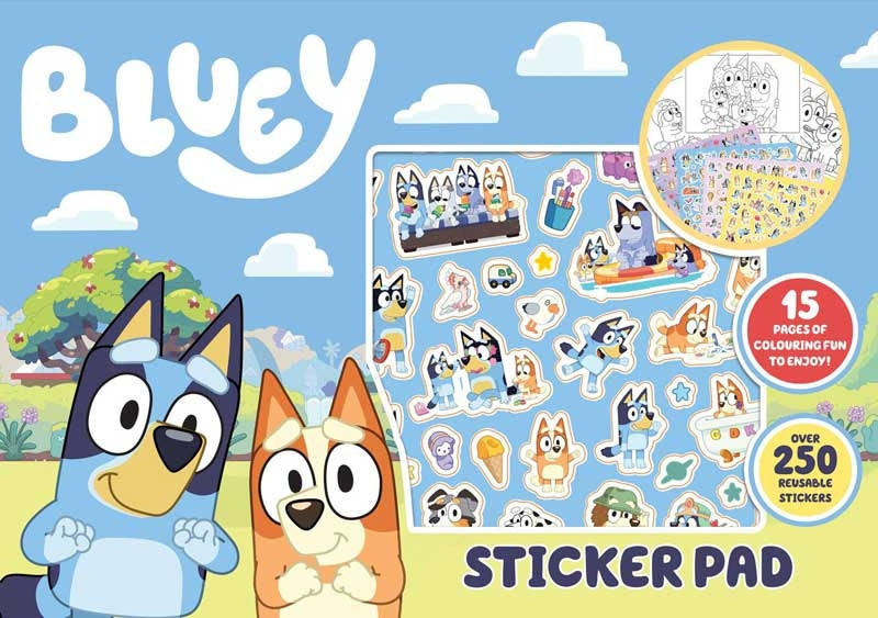 Bluey Sticker Pad - Anilas UK