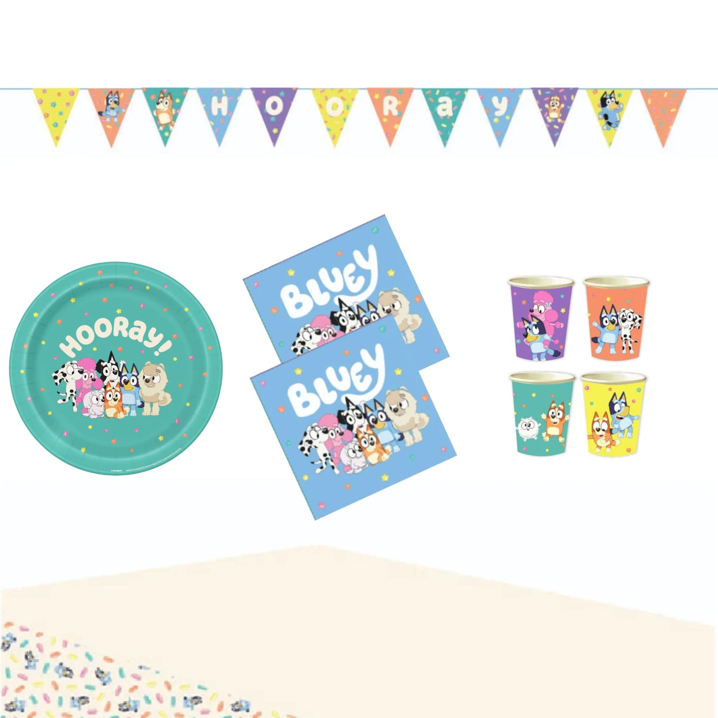 Anila's Bluey Family Party Pack for 8 people