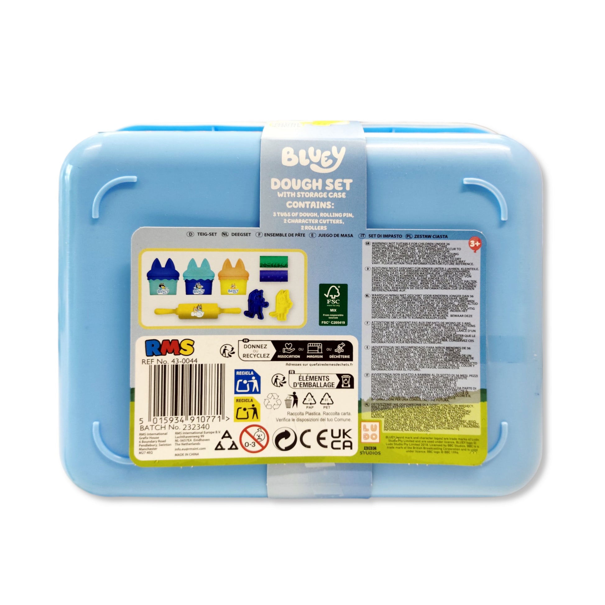 Bluey Dough Set with Storage Case Playset - Anilas UK