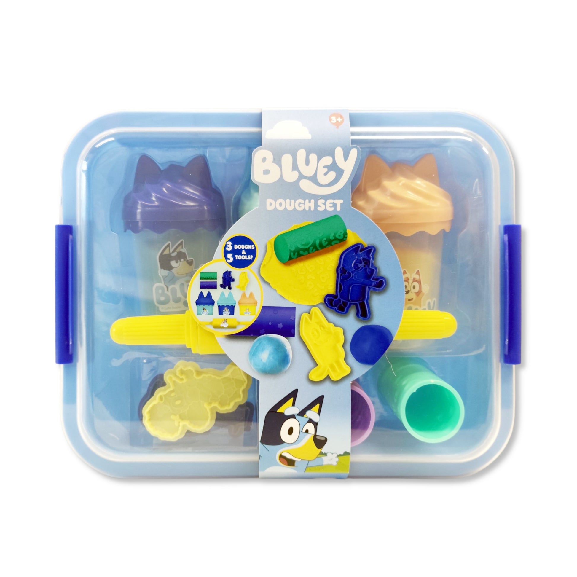 Bluey Dough Set with Storage Case Playset - Anilas UK