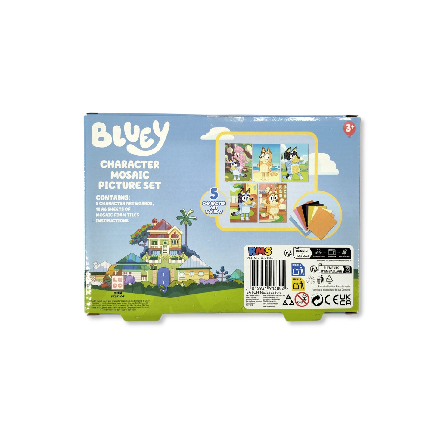 Bluey Mosaic Sticker Art Set