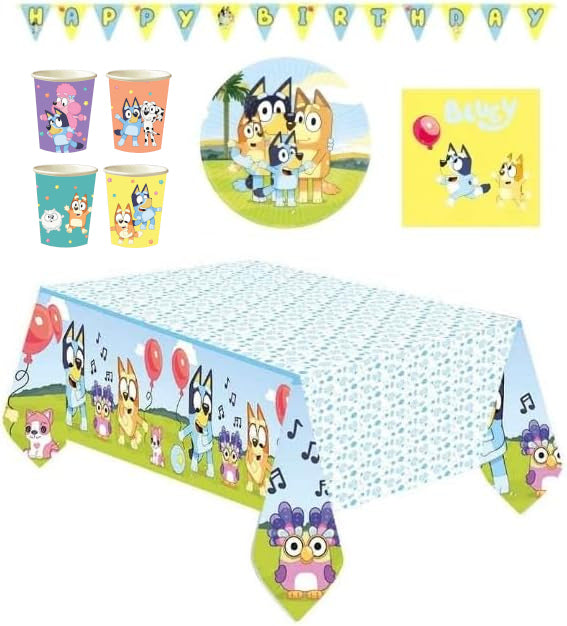 Bluey Party Pack for 8 people