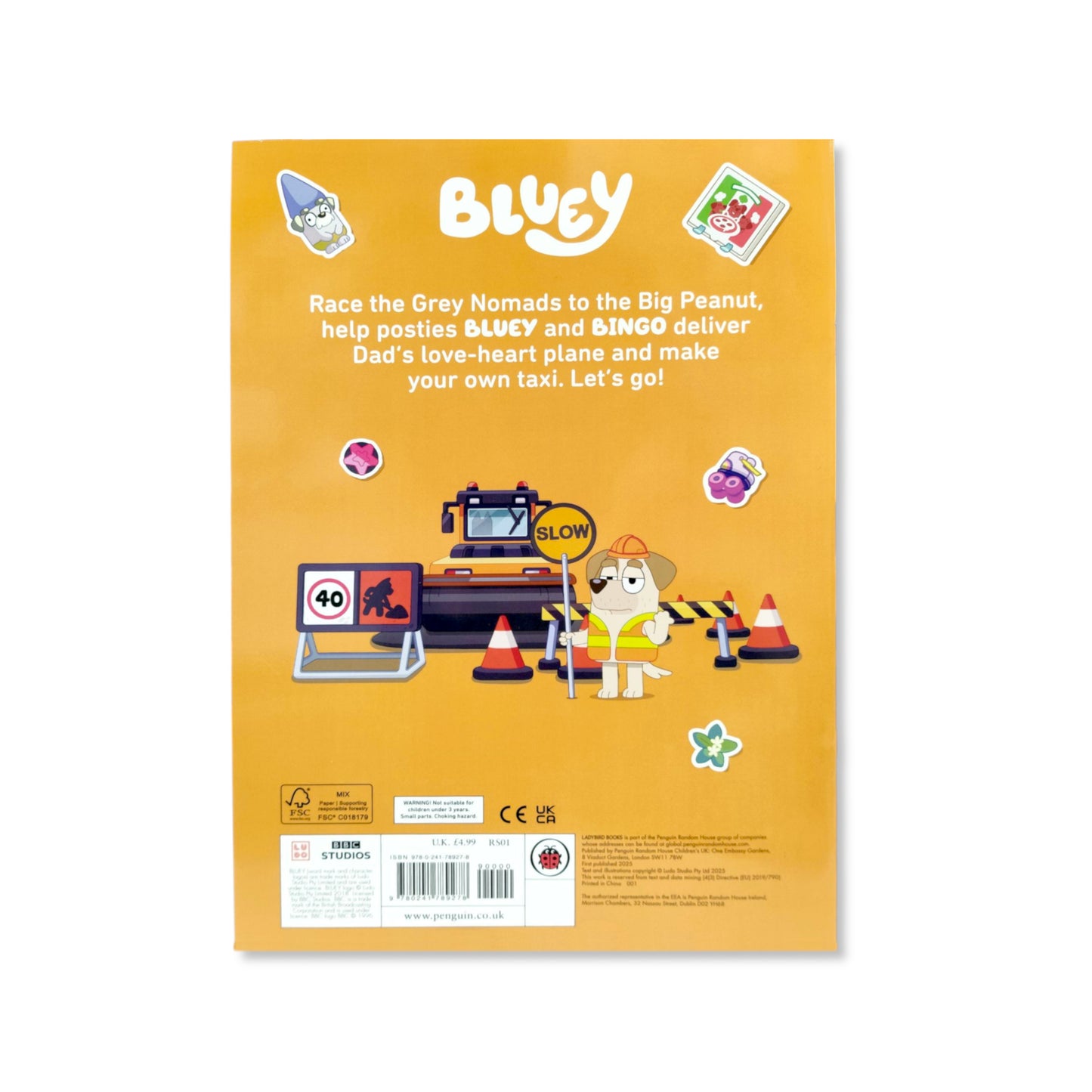 Bluey: Beep, Beep! Sticker Activity