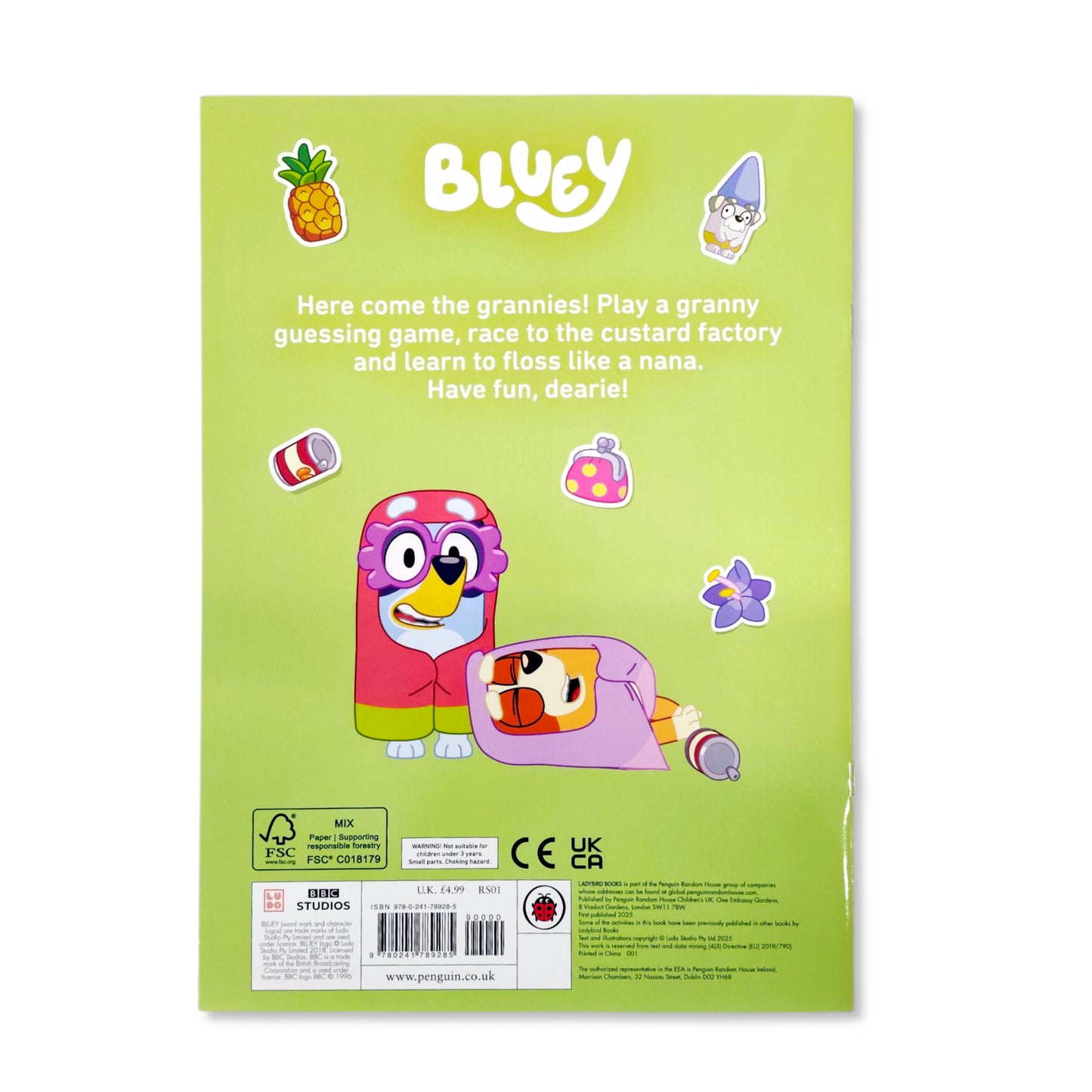 Bluey: Here Come The Grannies! Sticker Book